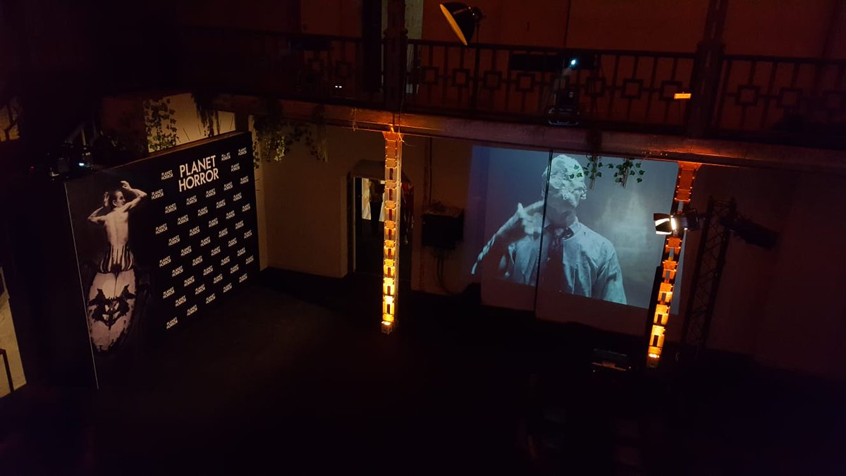 ProyectArte_Mad's tweet photo. @ProyectArte_Mad y @WildCoDesign colaboran en la ambientación de la presentación de un nuevo canal temático de terror.

#ProyectArte https://t.co/cVeCplVA2X