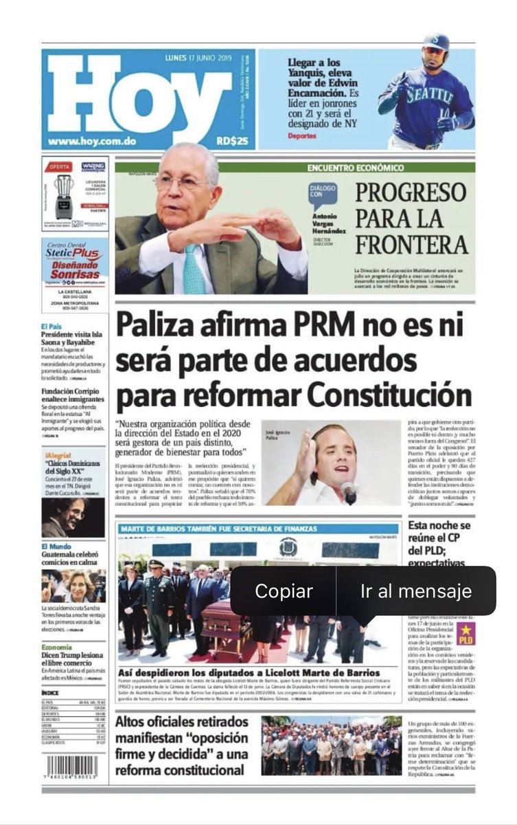 JosePaliza's tweet photo. En el @PRM_Oficial estamos muy claros...  

https://t.co/3lO7TLyMAN https://t.co/T3ZTuTiDLD