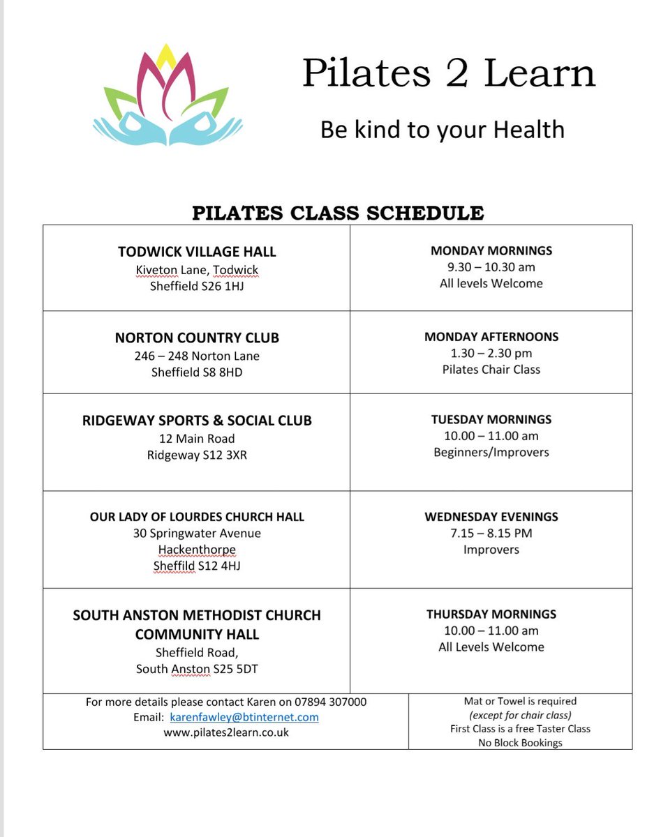 pilatesS20's tweet photo. Need a Pilates class? I have Spaces available come and join us. Classes are friendly and relaxing ... no block bookings and all PAYG. #sheffield #SheffieldisSuper #atsocialmedia #sheffevents #MondayMotivation #pilates #relaxation #FriendshipGoals #exercise #inspiration #movemo https://t.co/Yqrc5Vcn4e