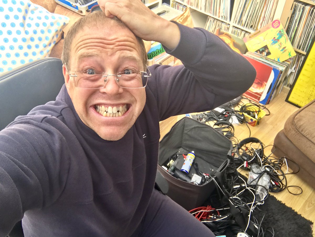 Technology has failed me this morning. I have been pulling what little hair I have ... OUT. I am now live till 3 on @koollondon .. Vinyl only vibes from back in the day!!