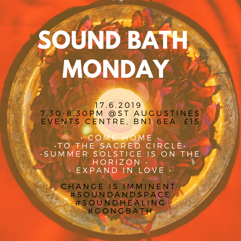 SoundnSpace's tweet photo. TONIGHT 7.30pm Sacred Sound Bath Monday - come home. - https://t.co/eT2hizFTeR https://t.co/rgCDWKK841
