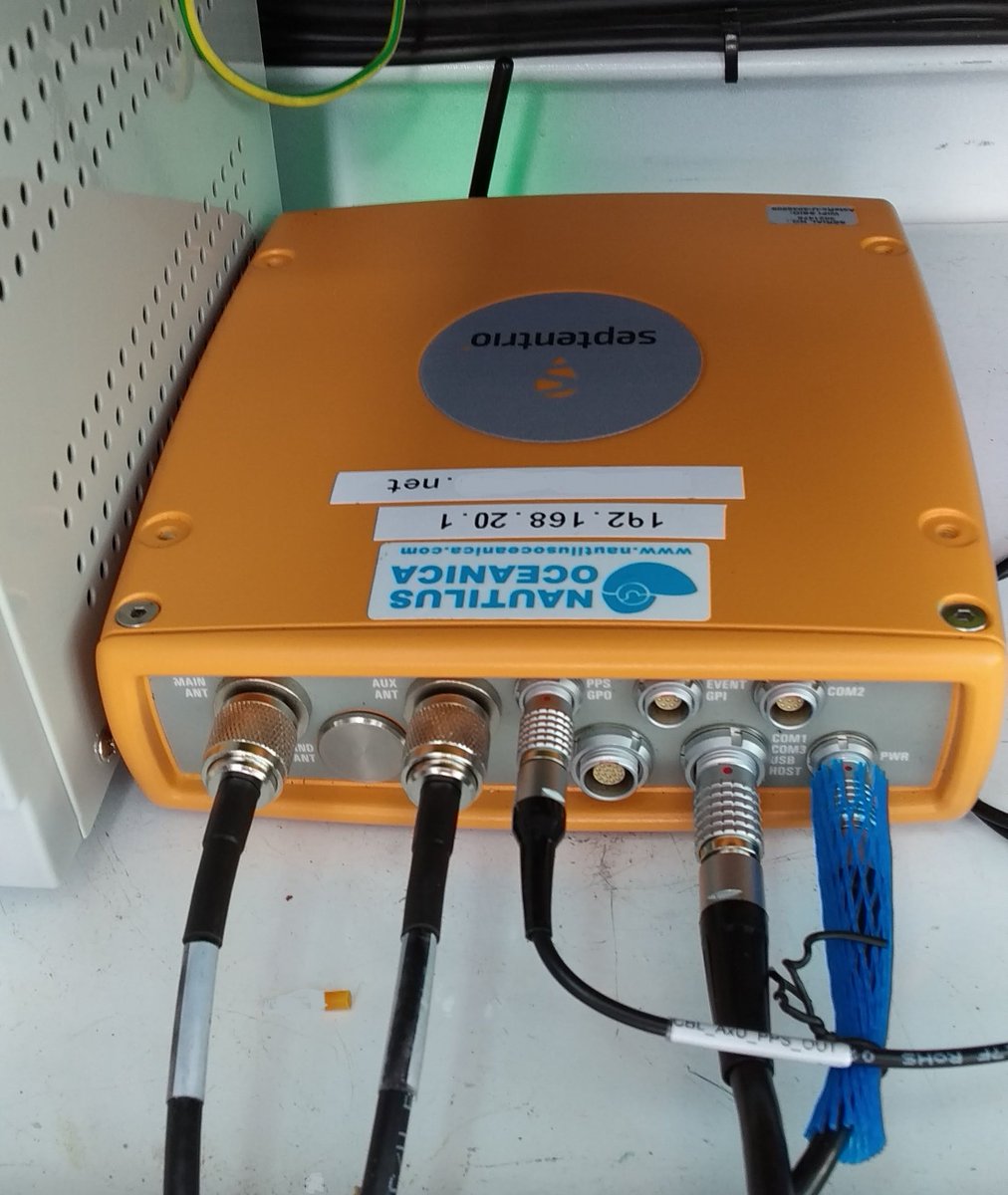 Nautilus_Oc's tweet photo. Día de pruebas de equipos de nuestro portafolio.
#AsteRx un #GNSS con posición y #Heading, multicostelación, L-Band, Wireless, #UHF #CellularModem #IP67 #RTK ...
y la tecnología de mitigación de interferencia integrada más avanzada del mercado @Septentrio #topografía #batimetría https://t.co/sGKL1aIv2c