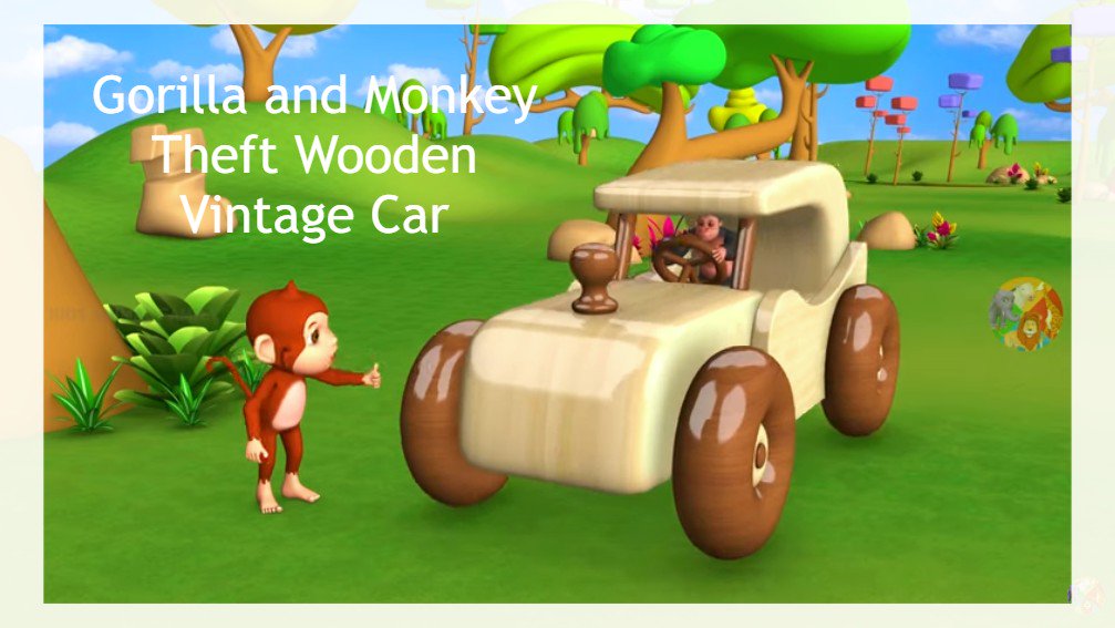 Gorilla and Monkey Theft Wooden Vintage Car Toy from Panda in Forest Barn Animals Fun Activities
youtube.com/watch?v=HjgoCr…
#animals,#animalsnames,#barnanimals,#forestanimals,#animalsactivities,#animalsfunactivities,#animalsvideos,