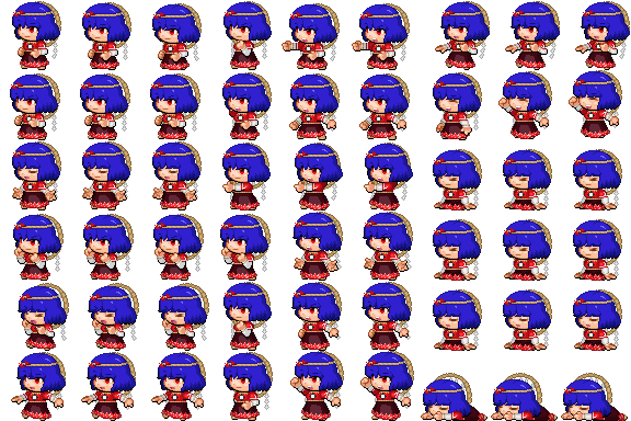 Rpgツクールmv用 東方キャラ Aキャラチップ3