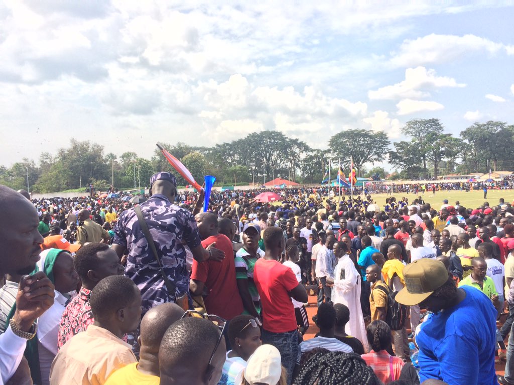 No political rally but love for football. #TheFUFADrum #NiftyMedia #AchoilivsWestnile