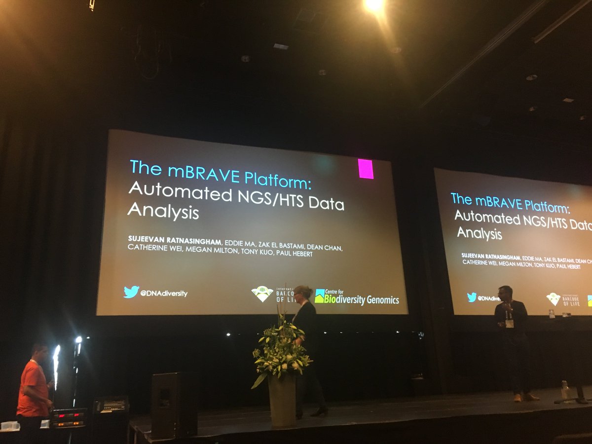 #eDNA.. are you researching it, targeting CO1? Or want to multiplex 10,000 barcodes? Look into mbrave.net
Integrated with BOLD! @DNAdiversity  #iBOL2019