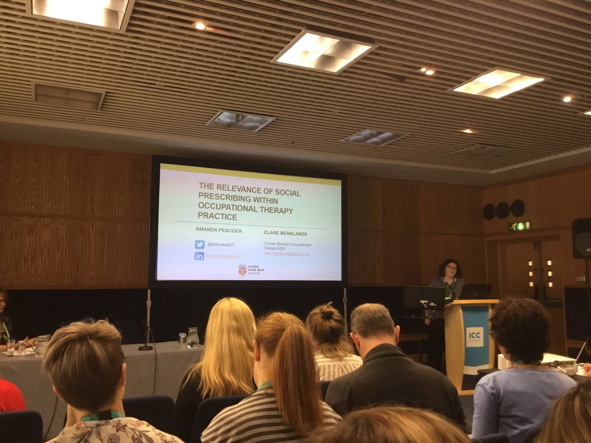 Great presentation from <a href="/DoLiveWellOT/">Amanda Peacock</a> so proud 👏👏👏#rcot19