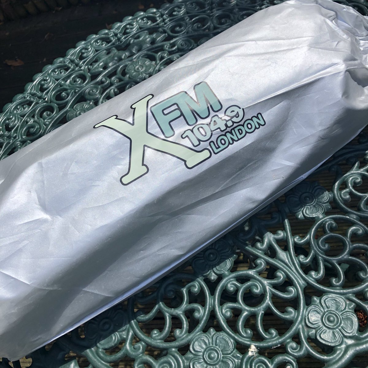 thesturge's tweet image. Been clearing out the shed. 

Found this old Xfm tent (unused) from the early 2000s. Sleeps 2, I think. 

If you’re following me and retweet this, I’ll randomly select a retweeter later on this week and send it to you! 

#Xfm #London