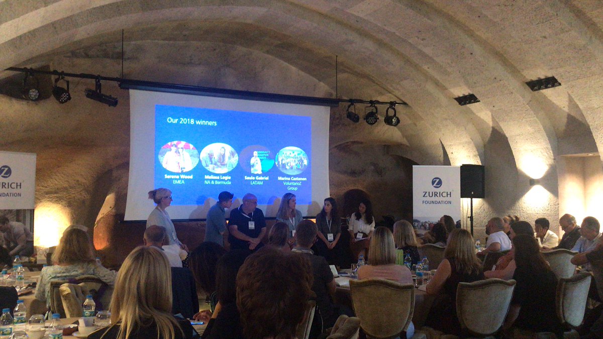 elainephayes's tweet photo. Hearing from last years Zurich community champion award winners at the #zzfconference what brilliant role models for our business. ‘Never doubt that a small group of thoughtful, committed, citizens can change the world...’ https://t.co/NALCGQsy3K