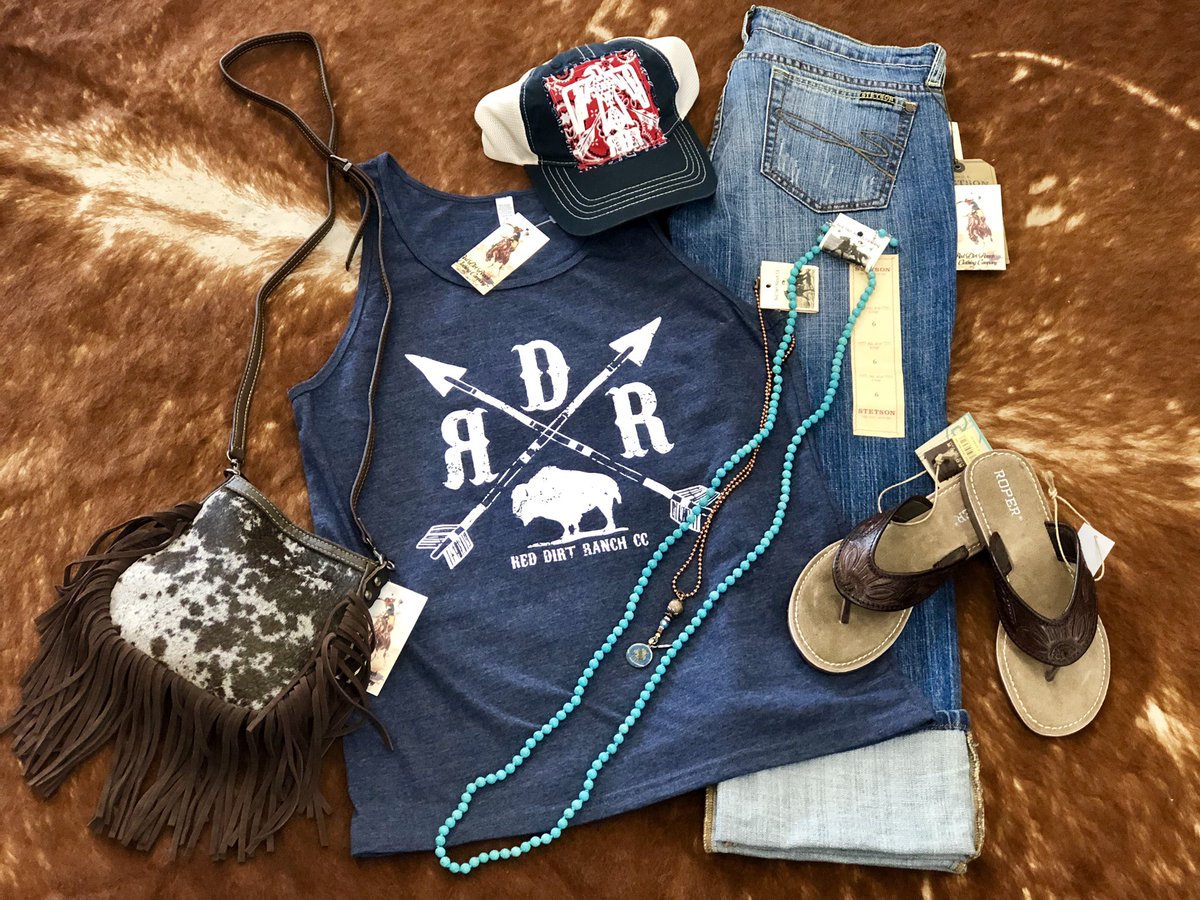 Get summer rodeo ready!!
shopreddirtranch.com 
🌵Sezzle is Available at Checkout!!🌵 #shopreddirtranch, #reddirtranchclothing, #roper, #turquoise, #leathercrossbody, #thunderbird, #buffalo, #arrows, #westernfashion, #westernfashionblog, #summerrodeofashion, #cowgirlstyle