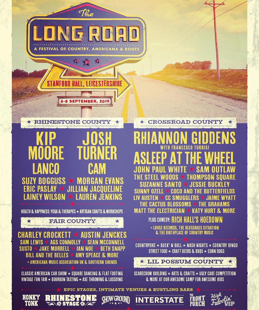 BuckNBullLdn's tweet photo. WIN!! PAIR OF WEEKEND TICKETS TO @TheLongRoadFest RT &amp; tag the friend you wanna take with you! Winner announced by @HeyBaylen at Southern Fridays June 28th. https://t.co/qVvNSbxQLO