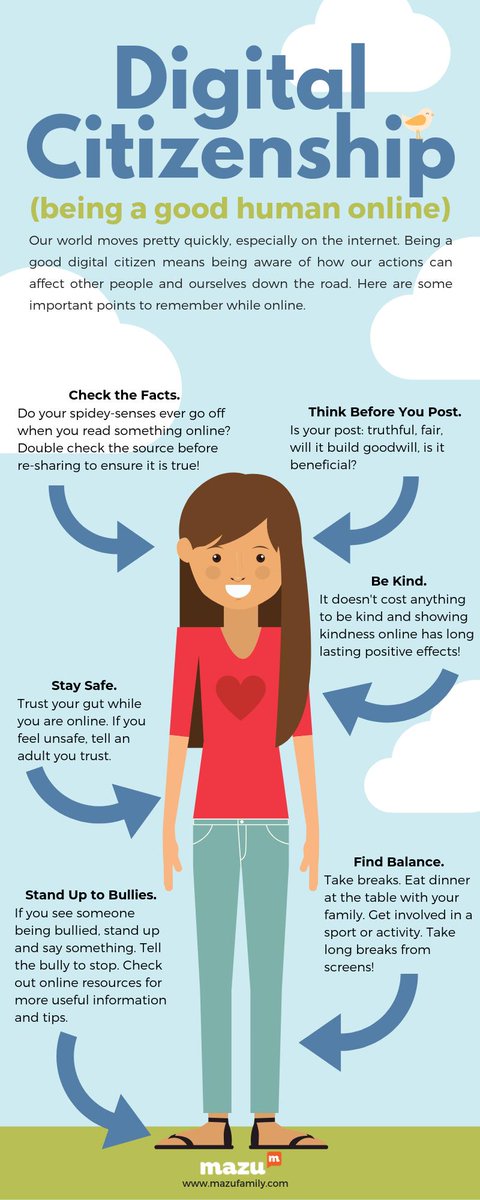 Mazu_Family's tweet photo. Do you have questions about what makes a great #DigitalCitizen? 
Check out these great tips for the whole family!

#FamilyApp #Parenting https://t.co/vCF2K6XAIu