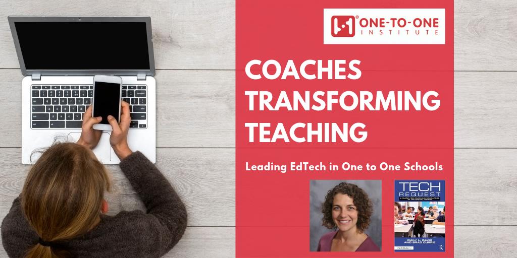 OTOInstitute's tweet photo. Just announced: Are you a new EdTech coach in a 1:1 school? Or are you an experienced coach who is new to a 1:1 environment? Join a year-long cohort of colleagues and build your coaching skills with @mentorEmily More info and registration: https://t.co/InYTNVAFRk https://t.co/60gvo6mw6A