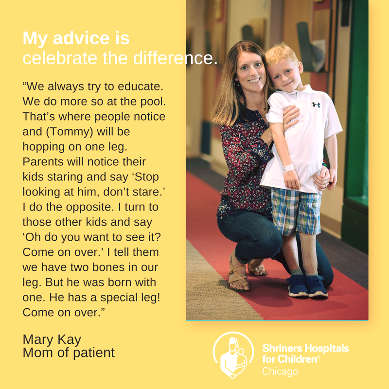 BejaShriners's tweet image. Some advice from the mom of an orthopaedic patient we head into 🏊‍♂️Pool season. She encourages families to celebrate the difference! #limbdifferences #kids 😍