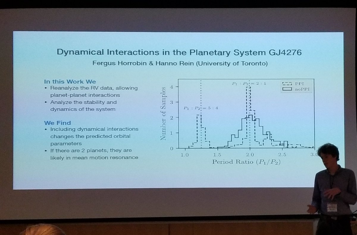 @uoftastro <a href="/CPSatUofT/">CPS</a> student <a href="/fhorrobin/">Fergus Horrobin (he/him)</a> presenting his work with <a href="/hannorein/">Hanno Rein</a> at <a href="/ERESsym/">ERES</a> #ERESV #Toronto