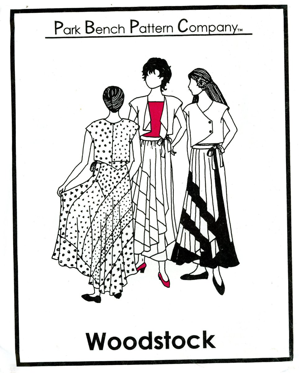 LindaKayDesign's tweet photo. Excited to share the latest addition to my #etsy shop: Park Bench Pattern No. 20 Woodstock Wrap Spiral Skirt and Crop Top Vest Uncut Sewing Pattern 1995 https://t.co/ZK5qcgo6tj #supplies #sewing #spiralskirtpattern #wearableareskirt #vesttoppattern #wrapskirtpattern #w https://t.co/85uJFWuSl2