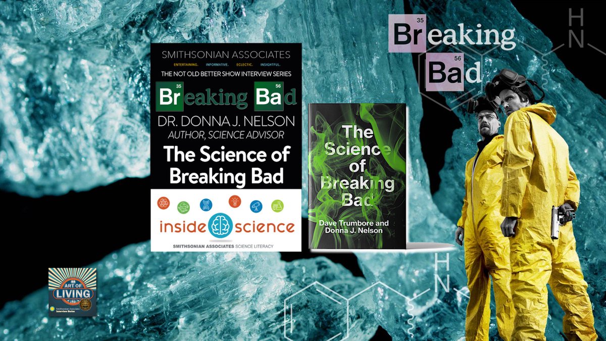 notoldbetter's tweet photo. Excellent interview with @SmithsonianTSA guest, Dr. Donna Nelson @drdjnelson @UofOklahoma new book, The Science of Breaking Bad #BreakingBad @mitpress Enjoy: https://t.co/3gGbua0twa event details: @SmithsonianTSA https://t.co/5ZNmDBls0Y