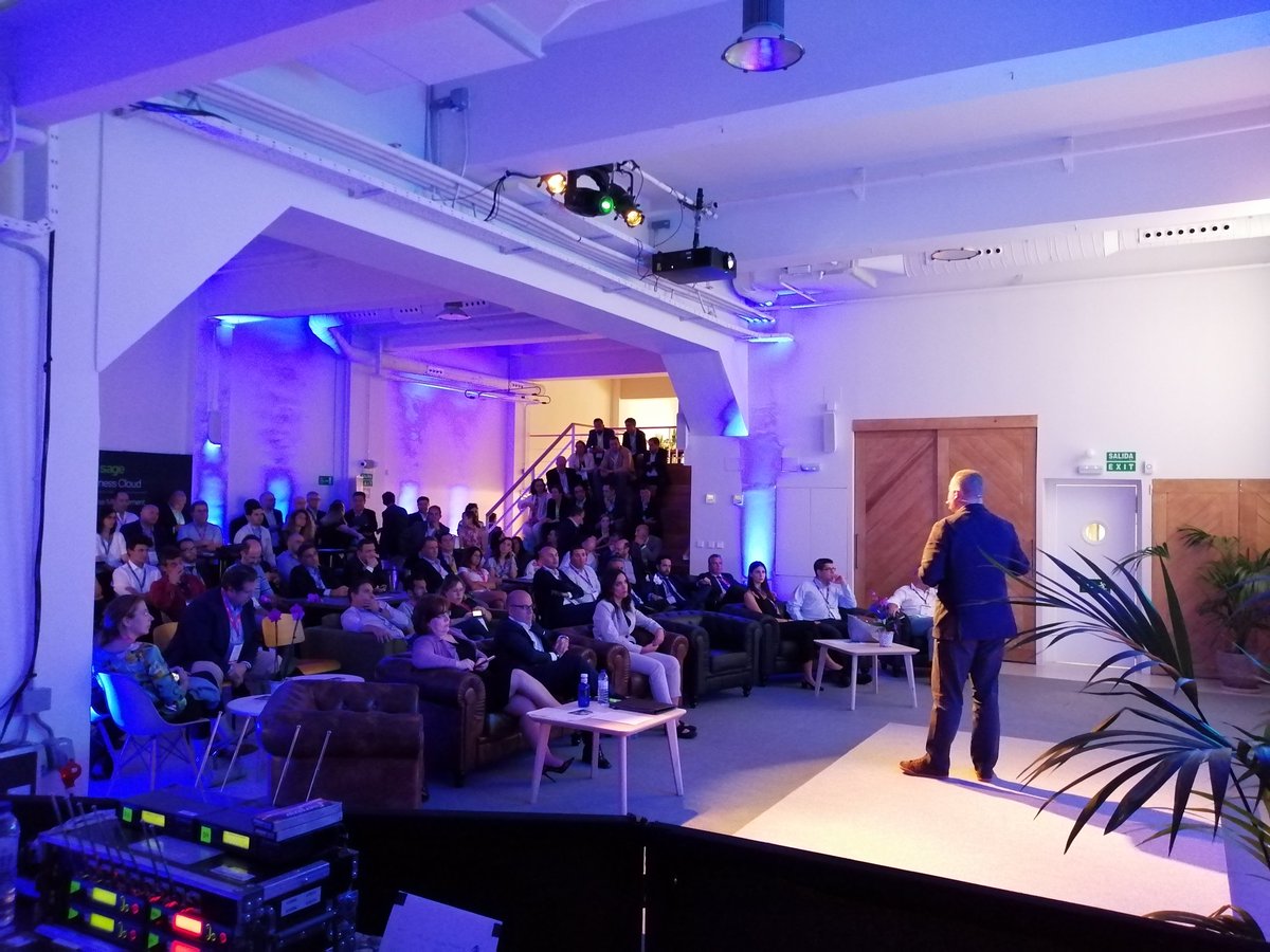 aad1978's tweet photo. Comienzo evento SAGE Fórum @inusualevents @SageSpain #SageForum #letsgetrock https://t.co/pH7LrK9Nk5