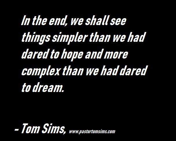 tomsims's tweet image. What once seemed so simple, but no longer seems so?

What once seemed so complex, but now is simple?

What is both?

#simpleandcomplex