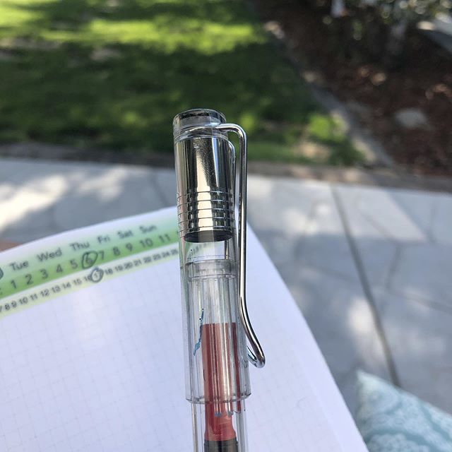 penjefe's tweet photo. Morning time #lamyvista #penaddict #fieldnotes #pengeek #penjefe #edc #Fountainpens #penworld #fpn #everydaycarry #pens #penandink #fountainpenink #nibbage #penhabbit #childofgod #travelersnotebook #writeeveryday #applefanboy #Godisgood #inkgeek #penlife https://t.co/NtN6scK5Gf https://t.co/RMz2KXbB1I