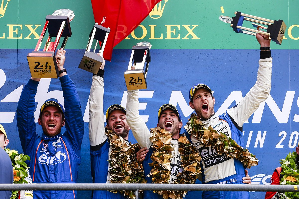 BahcoTools's tweet photo. Signatech Alpine Matmut 24 Hours of Le Mans and FIA World Endurance Champions!! Congratulations! We are proud of being official technical partners of such a top team. 🏁🍾🥇
#Bahco #FollowtheFish #AlpineRacing #lemans24 #endurance #fiawec #wec #A470 #BETMS #StorageHUB https://t.co/QiXbConQE8