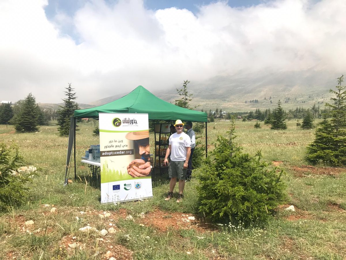 JouzourLoubnan's tweet photo. On June 15th, The National Federation of Syrian Lebanese Americans visited Lebanon and planted 10 symbolic Cedar trees in the name of The National Federation to support #JouzourLoubnan's reforestation mission!
#Together_we_plant_tomorrows_forests #Adoptacedar #lebaneseworldwide https://t.co/nqqhq5znkX