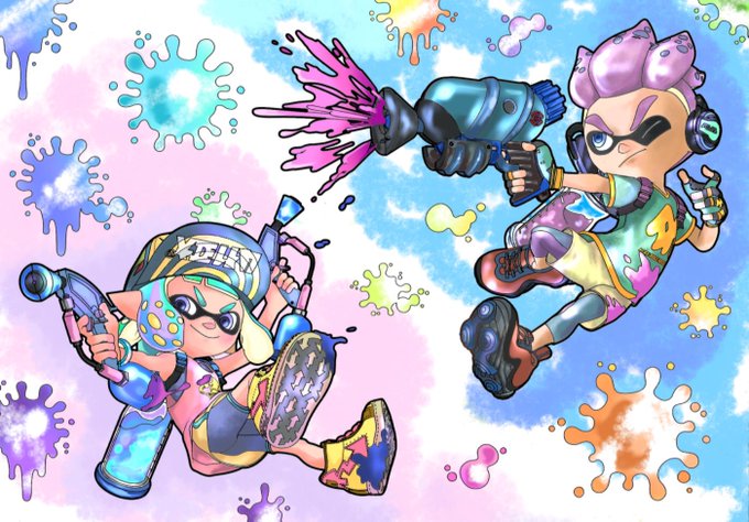 最新 スプラトゥーン2 ぬりえ