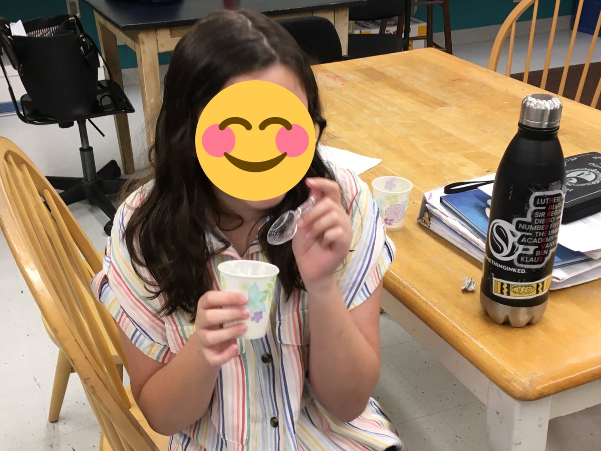 Last lesson for WC7 - the history of gelato and a taste test! Gelato vs. Ice cream. #WC7isFun <a href="/BayshoreMiddle/">BayshoreMiddleSchool</a> #DolphinPride <a href="/MTPSpride/">Middletown Township Public Schools</a>