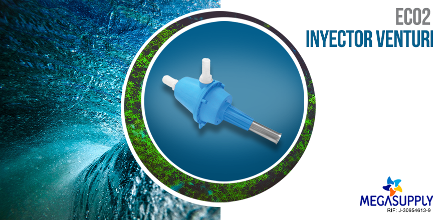 MegasupplyES's tweet photo. El Inyector Venturi ECO2 es ideal para renovar agua en tanques y lagunas. Funciona con aire, oxígeno puro u ozono y está diseñado para economizar energía y requerir poco mantenimiento. #Megasupply #Acuicultura #Acuacultura #Acuicultores https://t.co/PpeyYbgBRP