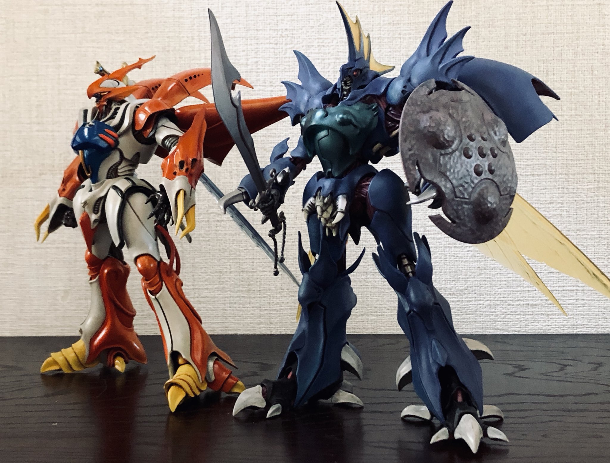 ROBOT魂　オーラファンタズム　ギトール&ガドラム&スカルマ&ビアレス Amazon.co.jp: Saint Warrior Dunbine Aura Phantasm Robot
