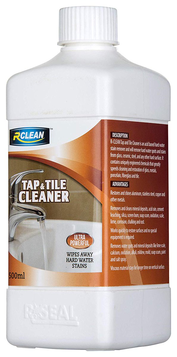 riyachemyindia's tweet image. Having issues with hard water spots on expensive bathroom accessories?
We have a solution. R-Clean Tap &amp;amp; Tile Cleaner will remove water stains with ease and give you a brand new washroom. 
rclean.in
#tapcleaner #bathroomseries #tilecleaner #rclean #madeinindia