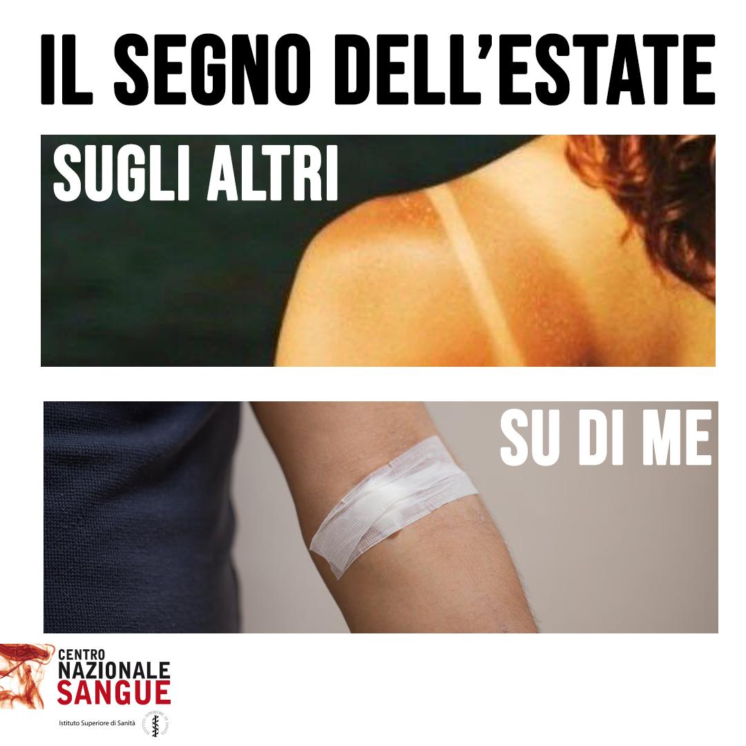 CentroSangue's tweet photo. Questa #estate lascia il segno: dona il #sangue! Nella stagione più calda dell'anno l'invito rivolto ai #donatori è di non dimenticare di andare a donare il sangue anche se le vacanze sono impellenti. #worldblooddonorday #WBDD2019 https://t.co/KZNYrB5BtZ