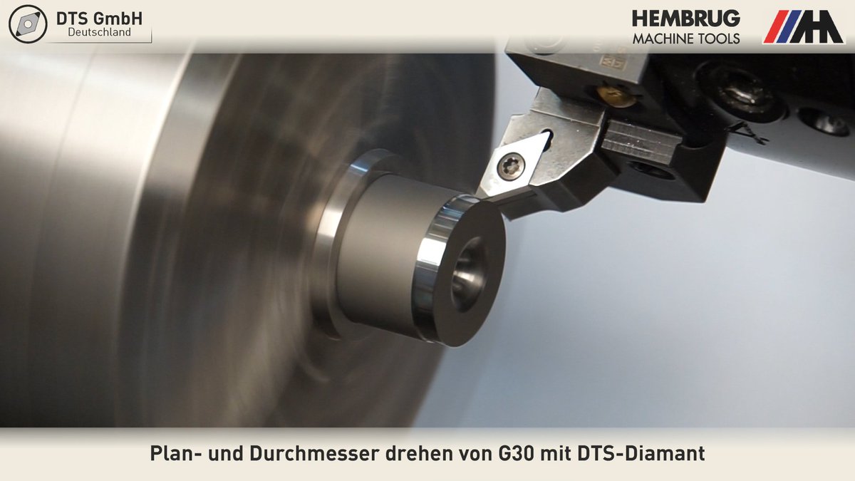 Hartmetall drehen - That´s Rock ´n´ Roll!

#Drehen und #Stechen von #Hartmetall #G30 mit #DTS - #Diamant.

youtu.be/Nej1hD6wyy4

#DTS jetzt neu auf #Youtube !
