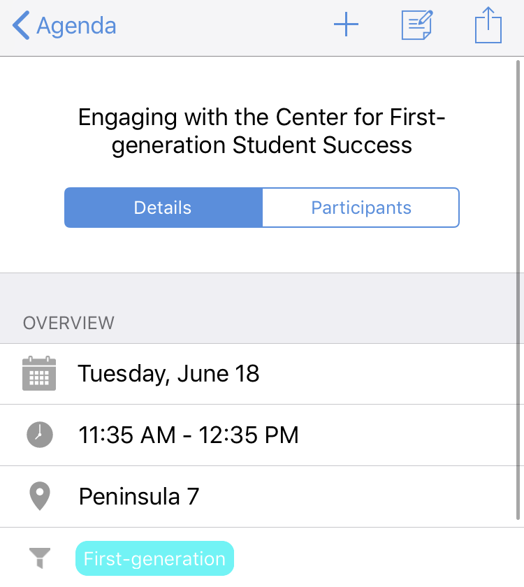 FirstgenForward's tweet photo. Before you leave #SSHE19, check out Engaging with the Center for First-generation Student Success in Peninsula 7 at 11:35am. Meet the Center staff and learn about the various ways to engage with the Center! #FGSS19 #FirstgenForward https://t.co/oAJ2QjOpgh