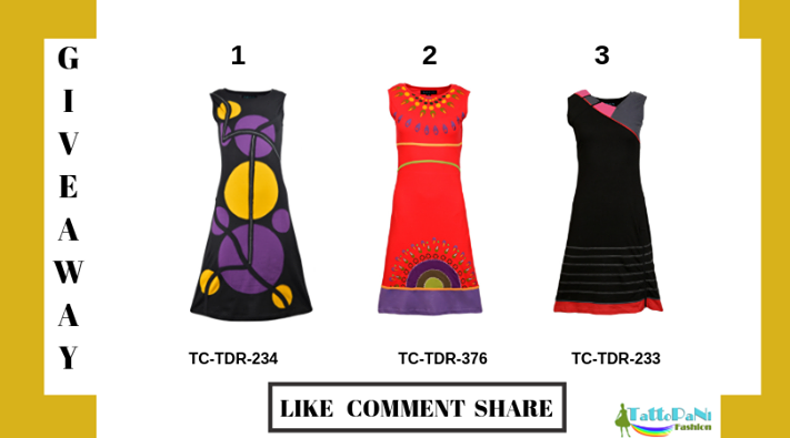 TattoPani's tweet photo. Which one you like?
 Please share and comment and win dress this month. The winner will be announced on 30th June 2019. For more designs please visit https://t.co/fPCmVLh8mA #tattopani https://t.co/vVGfOK73Wo