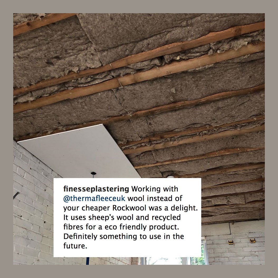 natinsulations's tweet photo. Thermafleece - a delight to work with. Instagram comment from @finesseplastering
https://t.co/fptTqZbiRZ
#naturalinsulation #thermafleece #sheepswool #noneitch #healthybuilding #ASBP #campaignforwool #britishwool #MadeinBritainGB #ecofriendly https://t.co/jtyeH2fJfU