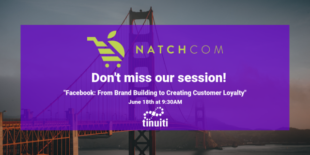 rileyhspicer's tweet image. If you’re attending #NatchCom, check out #Tinuiti's session on June 18th at 9:30AM “Facebook: From Brand Building to Creating Customer Loyalty.”