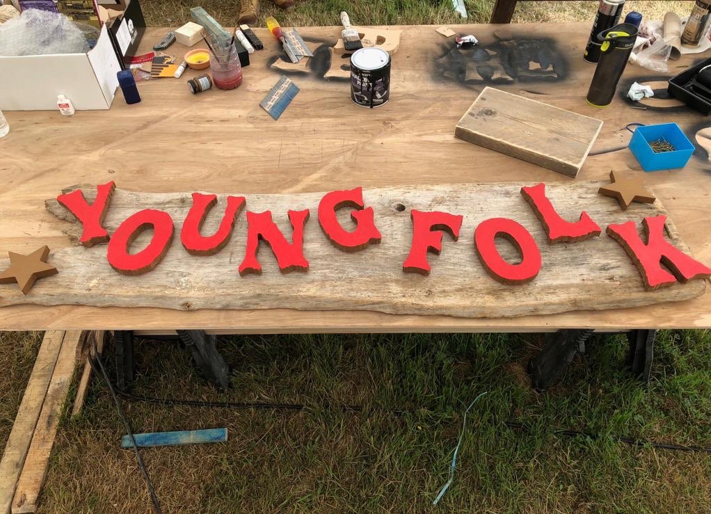 blackdeerfest's tweet photo. We’ve been on-site since last week creating the ideal #Americana aesthetic for you all to experience an authentic atmosphere at this year’s #BlackDeerFest - see you all in the deer park this Friday! https://t.co/D7cbOHp6vH