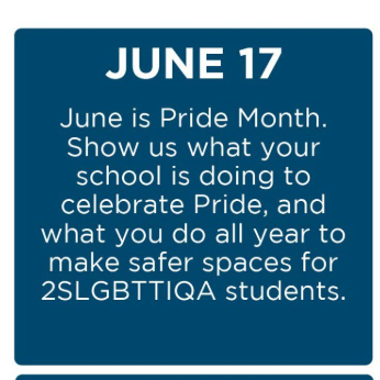 LisaBoate's tweet photo. June is pride month, share with us how you create safe and welcoming spaces all year long! #SCDSBshines #SCDSBpride #Pride2019 @SCDSB_Schools @MlleTosh @AHarrisonSCDSB https://t.co/a08JyTzNkx