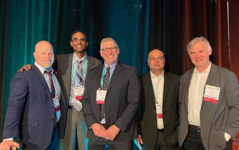 JJMT_CircRest's tweet photo. Thanks for a great #TVT2019 symposium! It was an honor to have Drs @J_M_McCabe @drdevireddy @PradeepYadavMD , Webb &amp; Reisman lead the discussion on #ShockwaveIVL. ISI https://t.co/Q2peu4kDd6 #IVL #TAVR #Cardiotwitter #StayFemoral https://t.co/PbVx4MHDyN