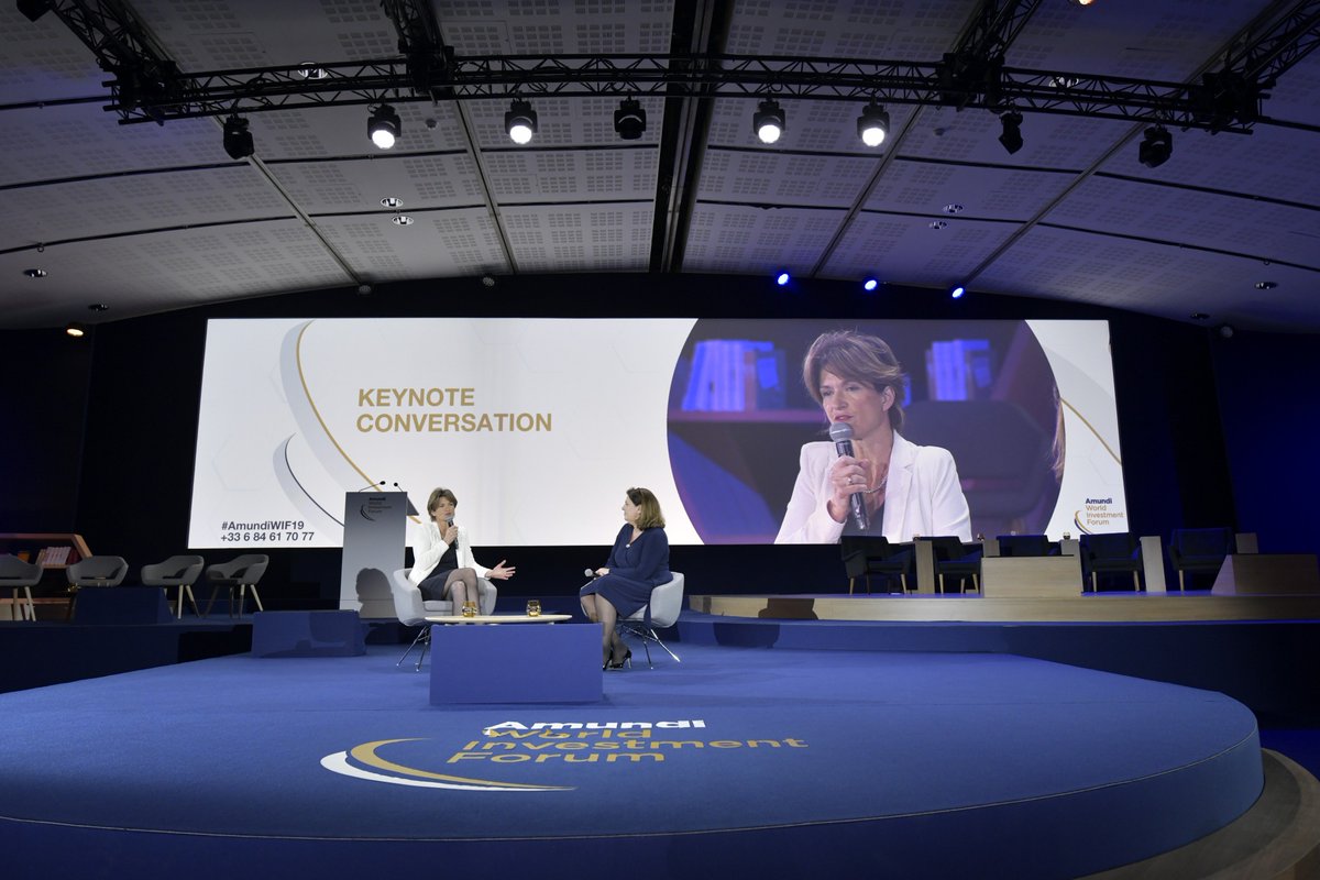 Amundi_ENG's tweet photo. 🔙 #AmundiWIF19 | The 9th edition of the forum gathered prestigious speakers from around the world. The 2-day event was the occasion for discussions and debates related to financial challenges.
(Re)discover the interviews of our guests speakers  ⬇🎥 
https://t.co/uuustj4QFq https://t.co/ww4F5gAq86