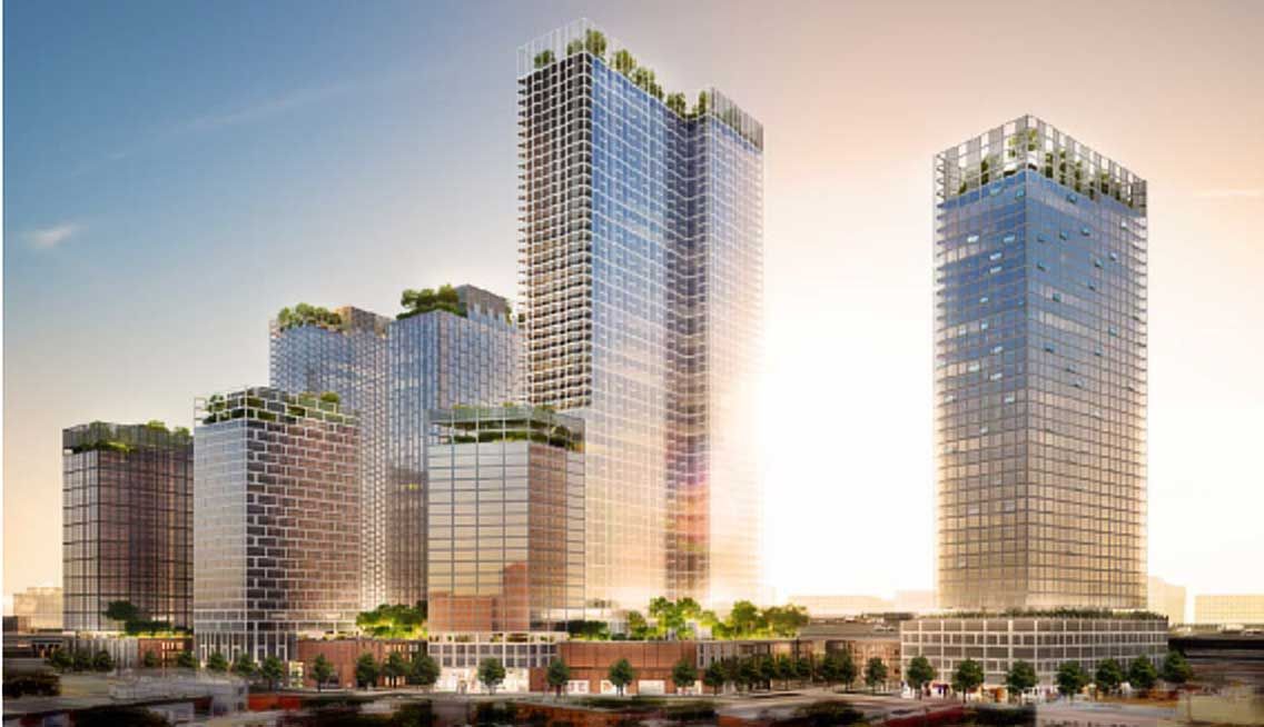 JerseyDigs's tweet photo. Four Towers, 2,360 Units Proposed for the Edge of Downtown Jersey City:  https://t.co/9B55iJ0m0H #JerseyCity #NewJersey #RealEstate #Development https://t.co/6iMQ8kK50h