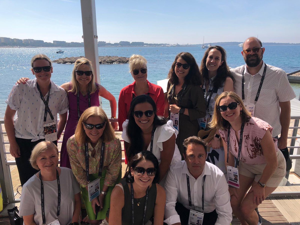 LynneBiggar's tweet photo. The @Visa crew takes on #CannesLions2019. #LifeatVisa https://t.co/zFOHvOd3tT