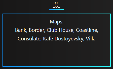 MapbanGG's tweet photo. Removed #Oregon from the @Rainbow6Game ESL Map pool and added #KafeDostoyevsky!

Have Fun Playing! #FastBanQuickPlay 

#Mapban #Mapveto #R6S #RainbowSixSiege #Rainbow6Siege https://t.co/RdV6aX77qq