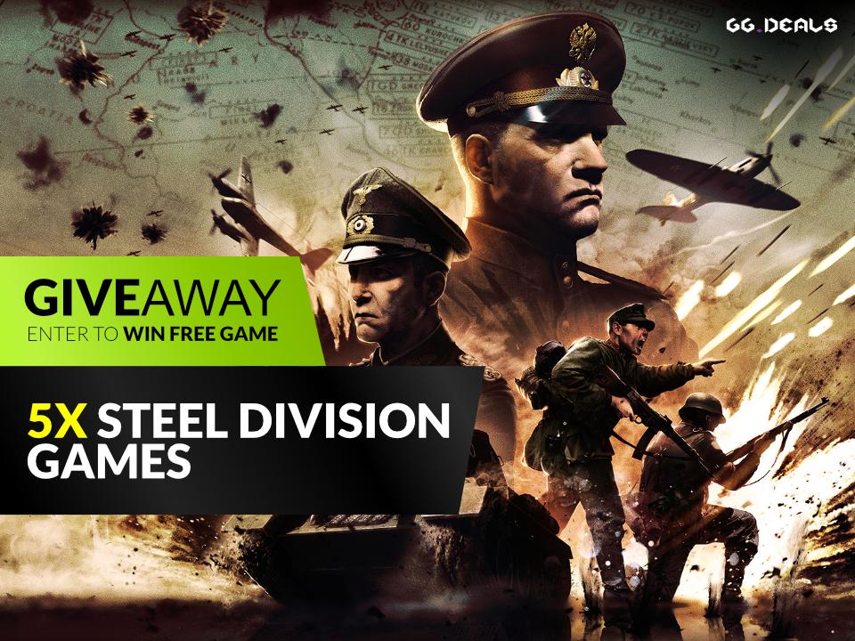 It's 🎁 GIVEAWAY 🎁 time! Test you luck &amp; win 1 of 5 Steam keys for Steel Division games!

🔎 gg.deals/giveaway/win-1…

- Winner 1 gets a Steam key for Steel Division 2
- Winners 2 to 5 will get a Steam key for Steel Division: Normandy 44 each

GG HF 🍀