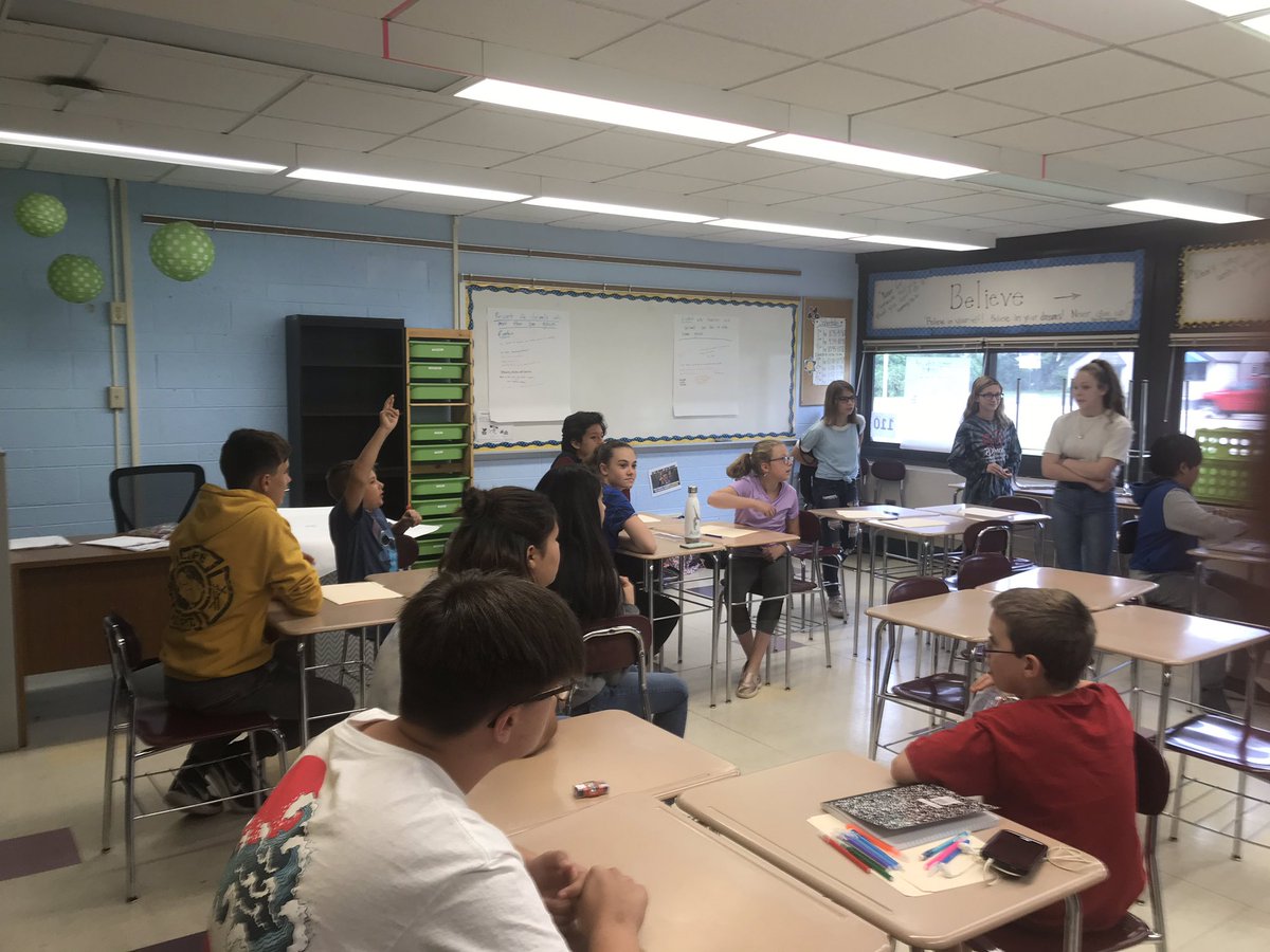 Casciom74's tweet photo. Day 1 of Summer Skill Building @HarlemMS is underway! #summerlearning #extendedlearningopportunities #summerenrichment @HSD122 Huskie Proud https://t.co/kXdNJxE4N9