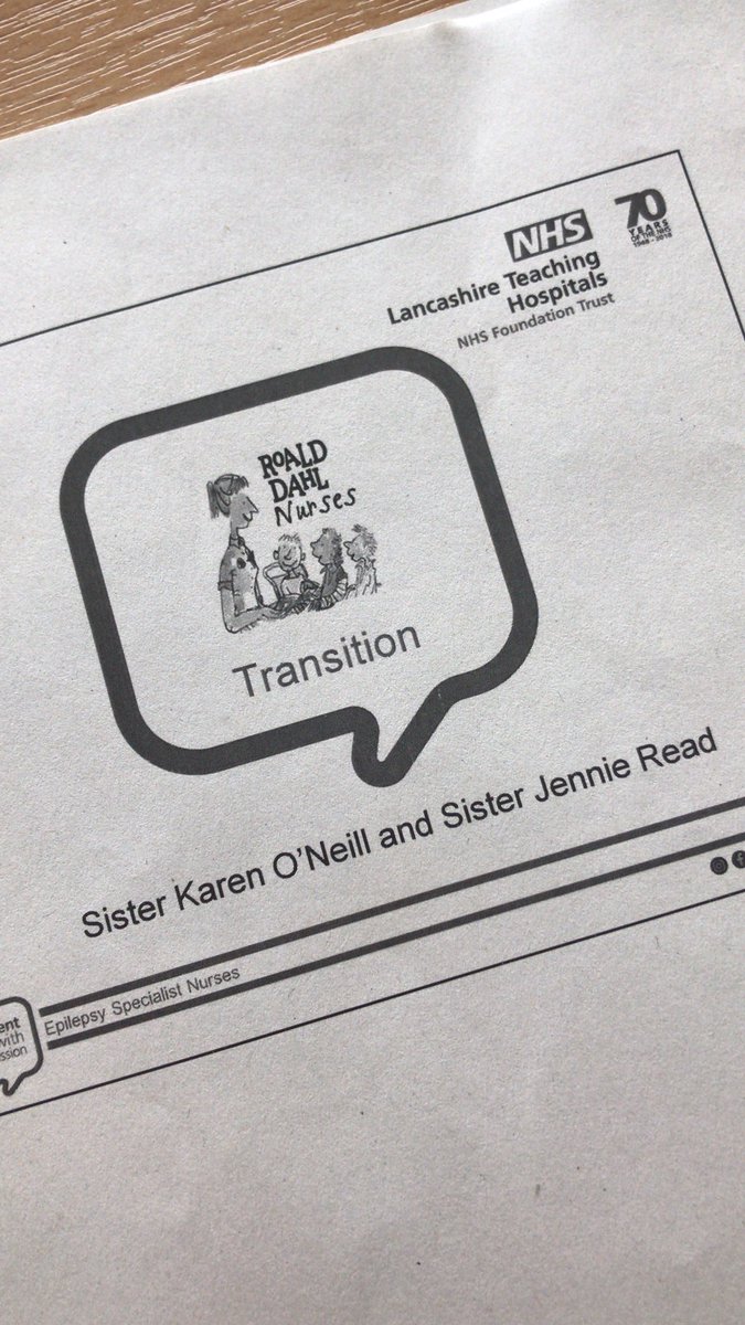 It’s transition day here. Transition clinics with our adult colleagues and final prep for our masterclass talk on Wednesday #transition #youngpeople <a href="/youngepilepsy/">Young Epilepsy</a> <a href="/KathEvans2/">🌟 Kath Evans RGN RSCN 💙💛</a> <a href="/RoaldDahlFund/">Roald Dahl Charity</a> <a href="/LancsHospPaeds/">Paediatrics</a> <a href="/CYPNurseLeaders/">CYPNurseLeaders</a>