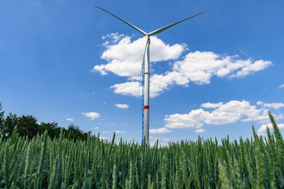 Sloviansk's tweet image. Вітрова електростанція між Краматорськом та Слов'янськом 🌱