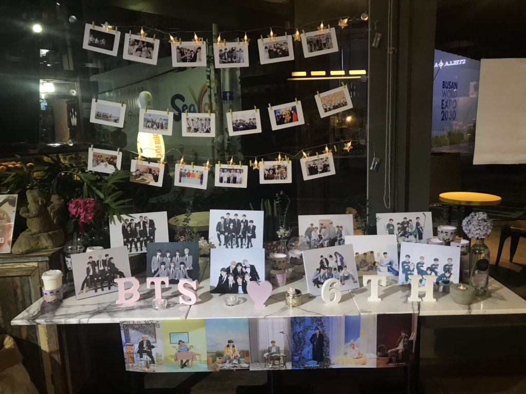 hellobangtan13's tweet image. Cupsleeve anniversary event for Bangtan  in Busan✨ 

#5thMusterBusan
#6YearsWithBTS