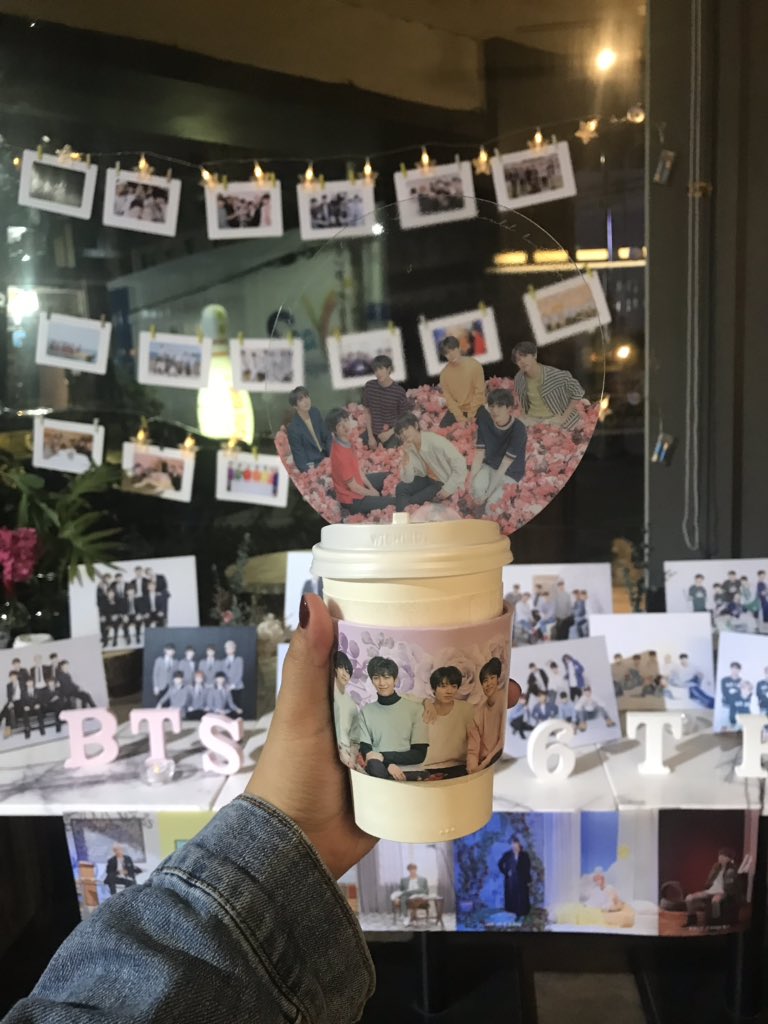 hellobangtan13's tweet image. Cupsleeve anniversary event for Bangtan  in Busan✨ 

#5thMusterBusan
#6YearsWithBTS